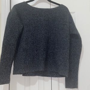 Dark grey wool sweater